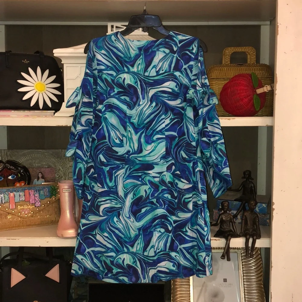 Lilly Pulitzer Avila Stretch Silk Dress SZ XS EUC - Picture 7 of 7